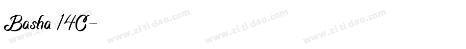 Basha 14C字体转换